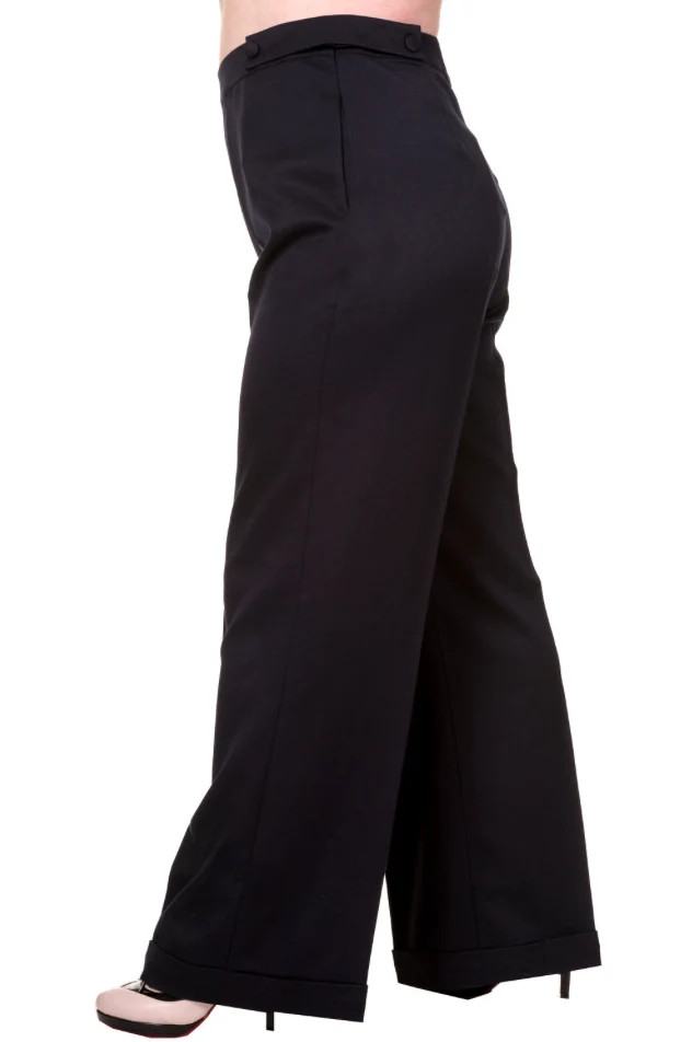Hose Party On, Schwarz, Plus Size