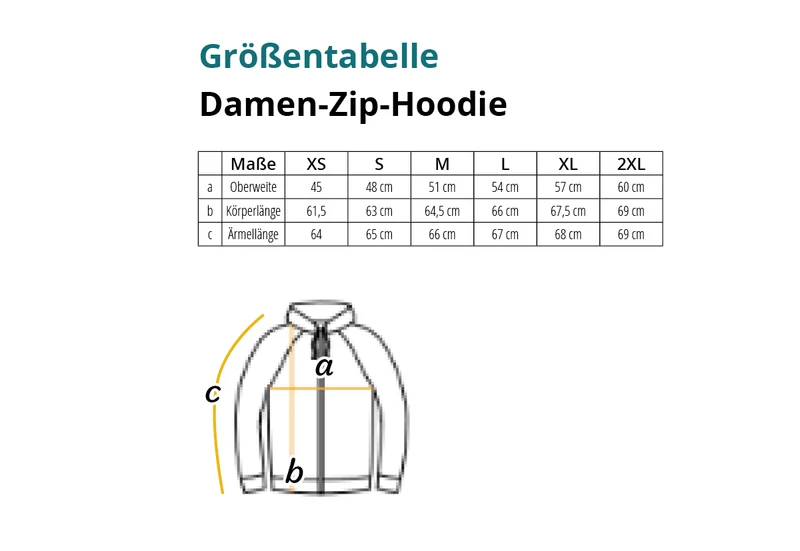 Damen Zip-Hoodie