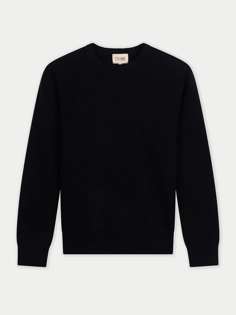 Timeless R-Ausschnitt Kaschmirpullover