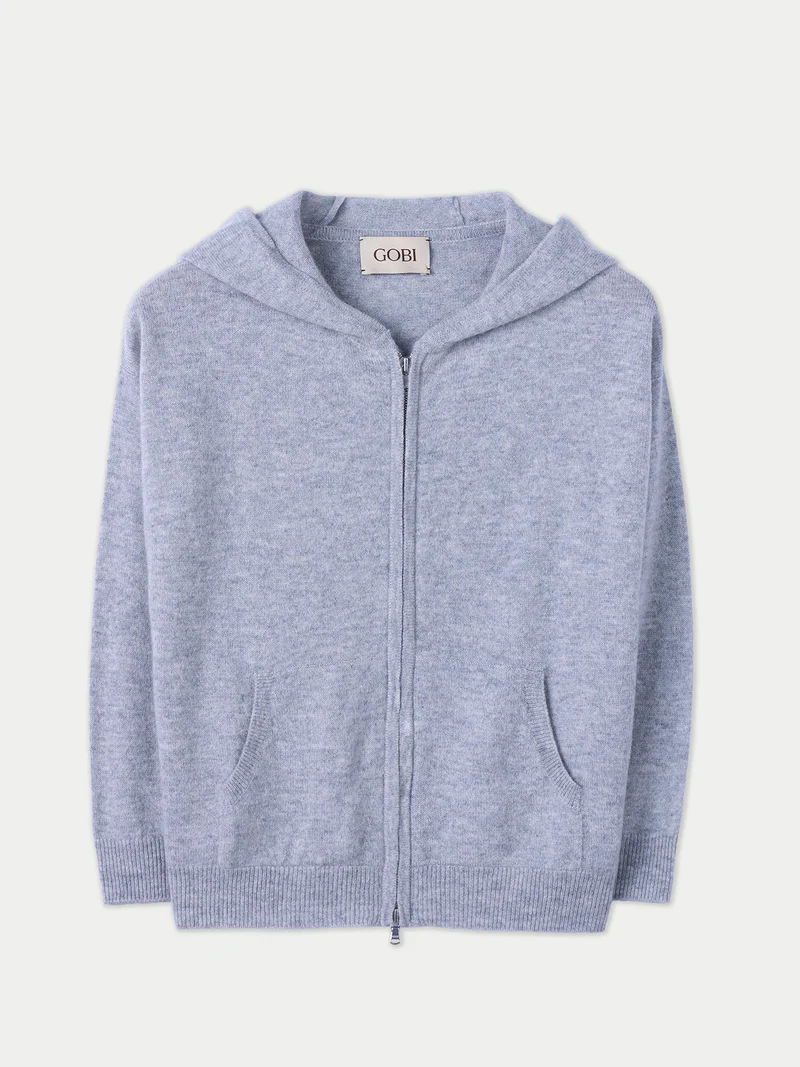 Unisex Kapuzenjacke mit Reißverschluss