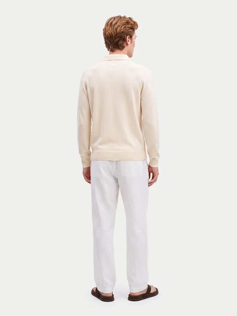 Klassischer Kaschmir-Polopullover