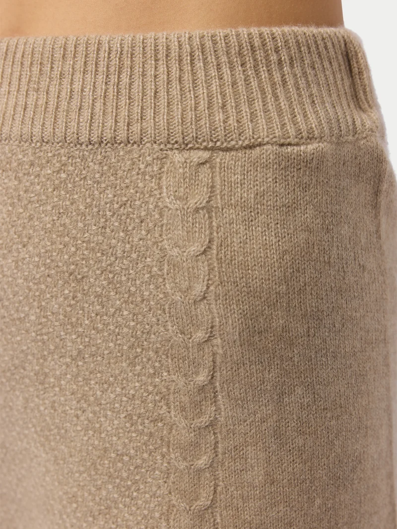 A-Linien Kaschmir-Strickrock