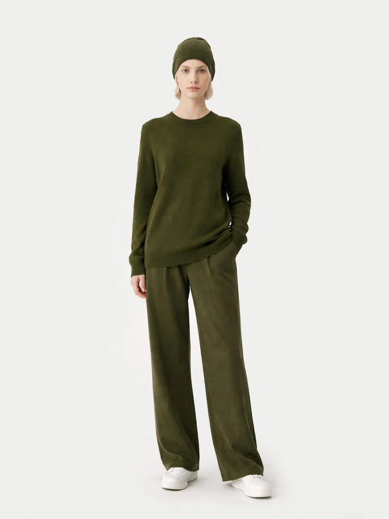 99€ Kaschmir-Set aus Pullover und Mütze