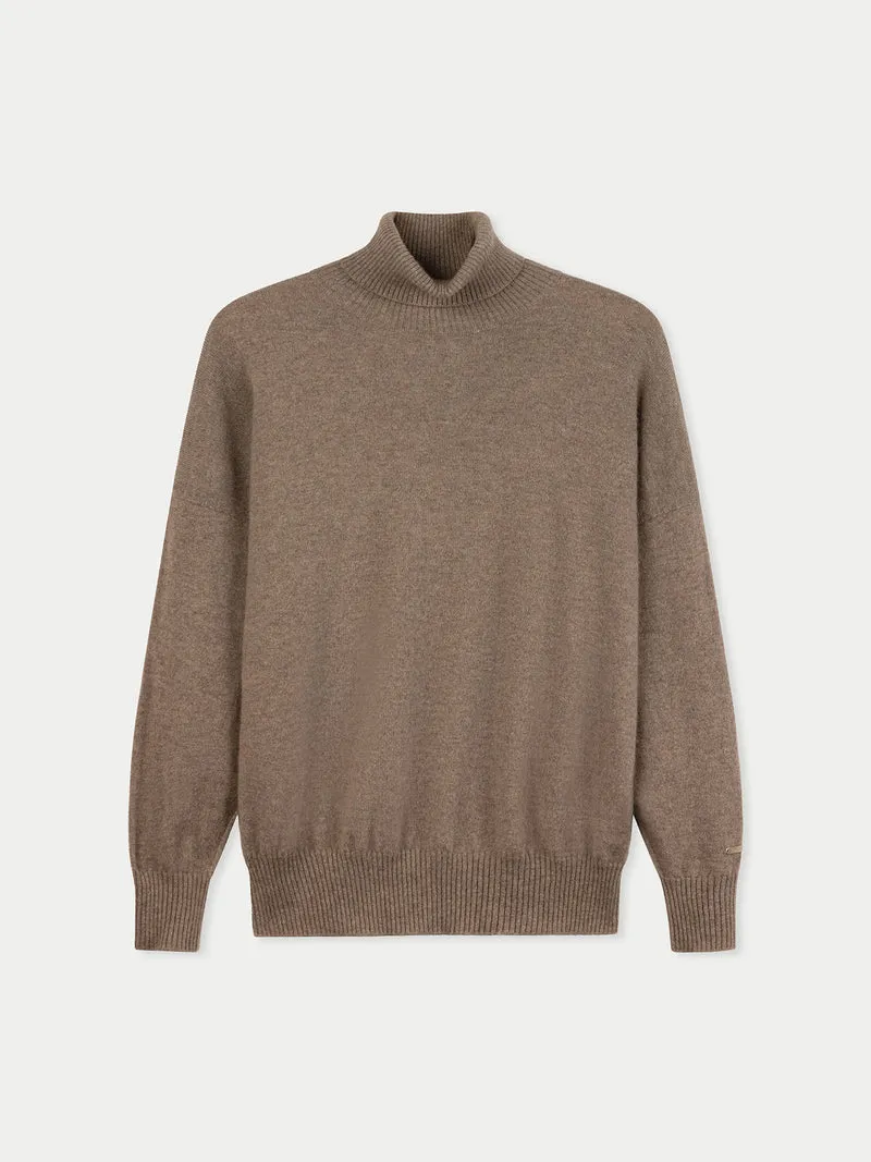Damen Kaschmir Rollkragenpullover