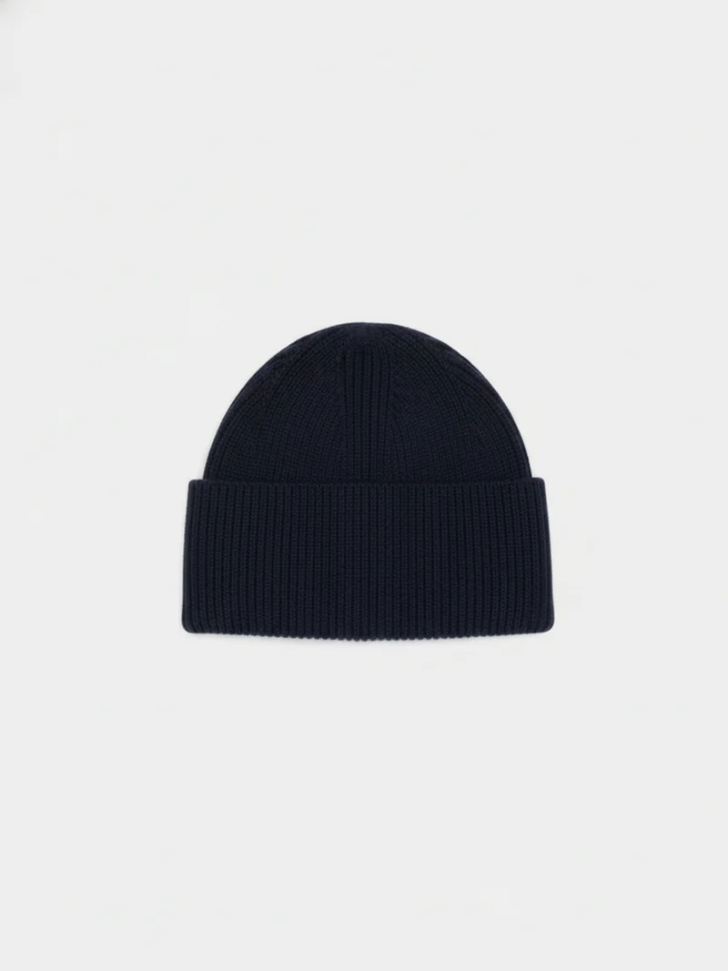 Grob gerippte Beanie-Mütze