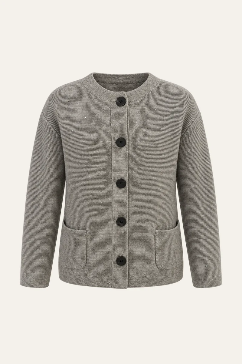 Strickjacke mit Glitzer "Strekkyy"