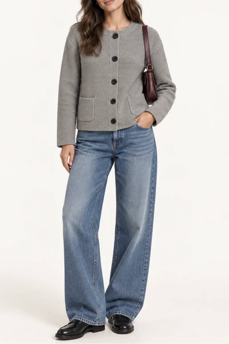 Strickjacke mit Glitzer "Strekkyy"