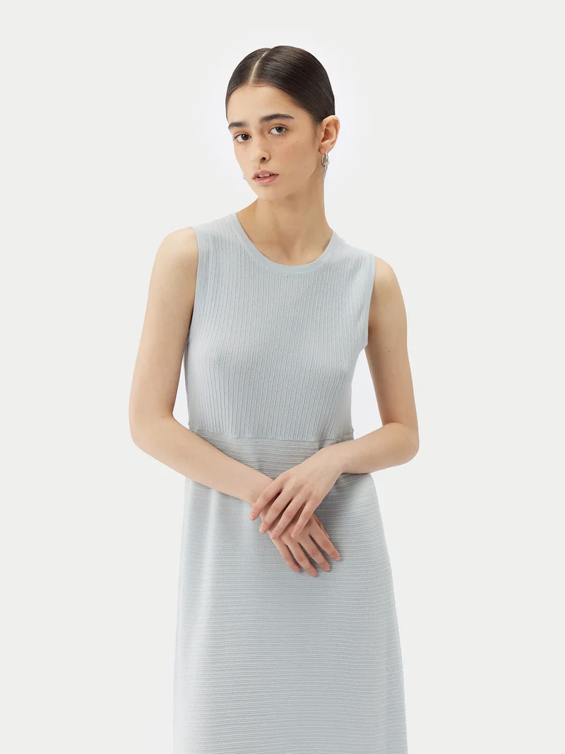 Leichtes Kleid aus Kaschmir-Seide