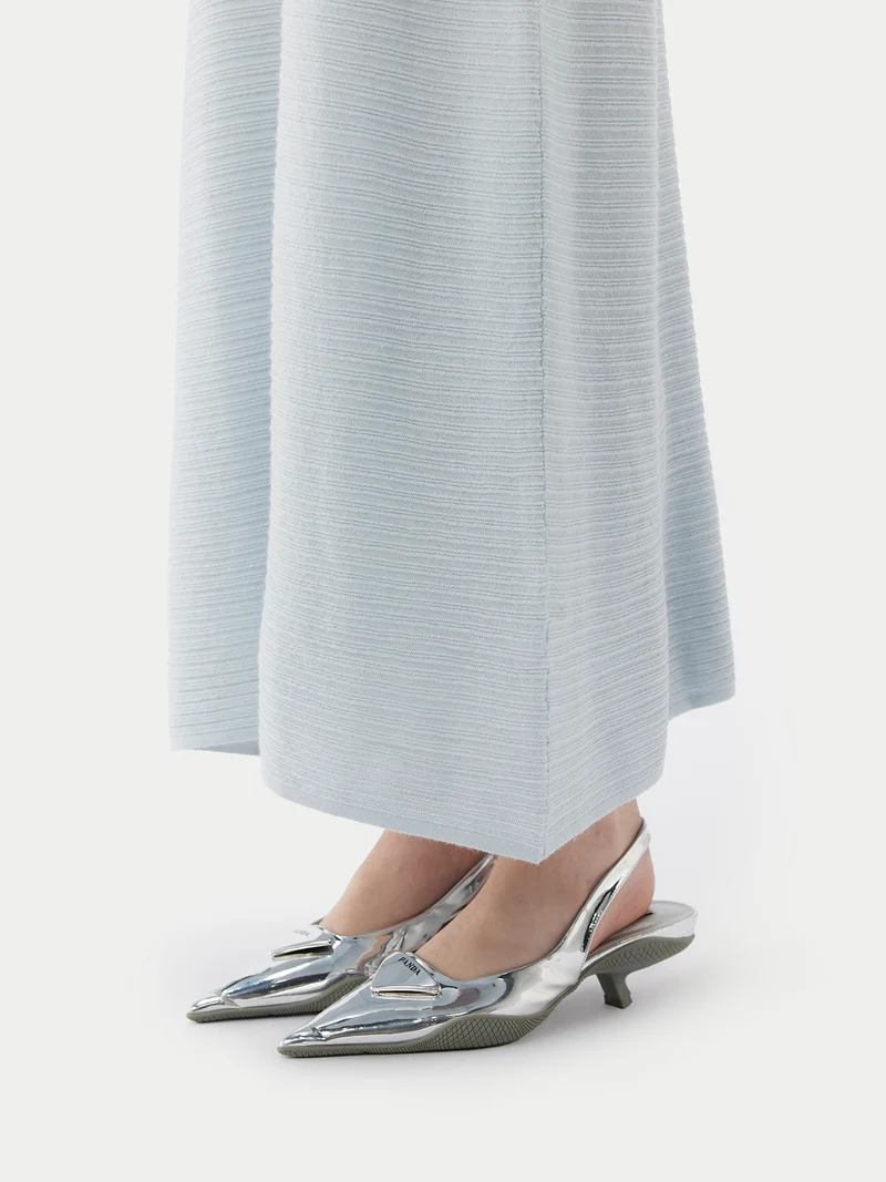 Leichtes Kleid aus Kaschmir-Seide