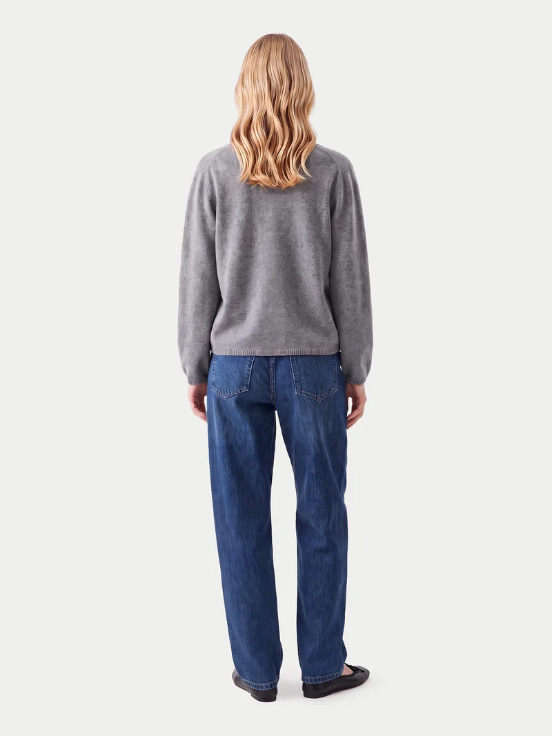 Kaschmir-Strickjacke mit V-Ausschnitt