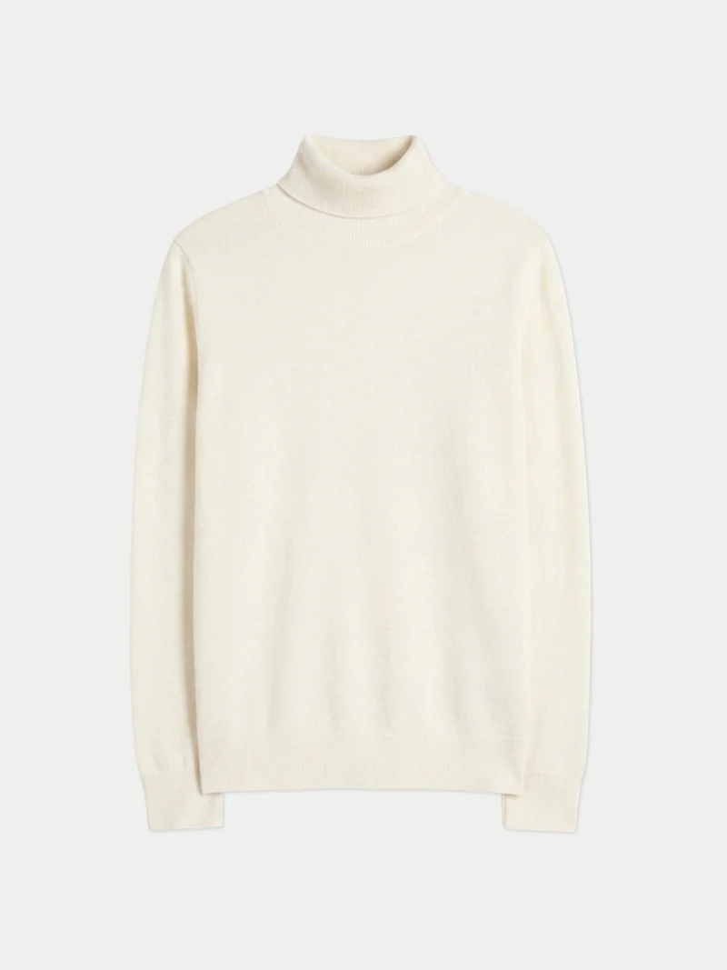 Zeitloser Kaschmir-Rollkragenpullover