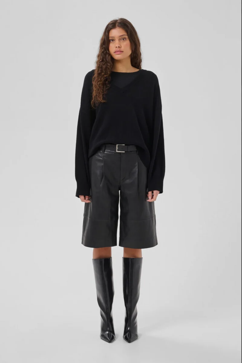 My Essential Wardrobe - Strickpullover V-Ausschnitt "Jola"