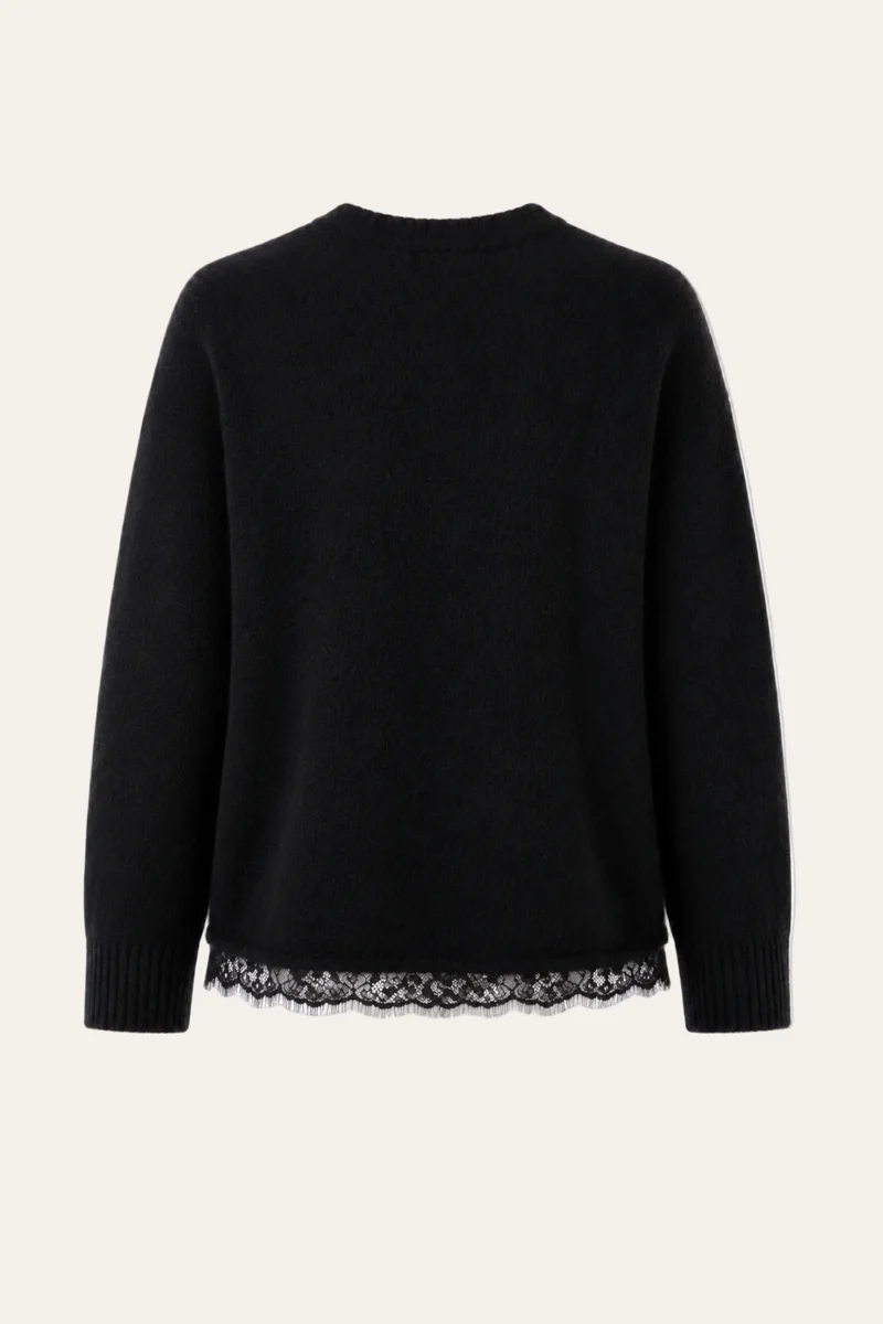 Milano Italy - Strickjacke mit Spitze