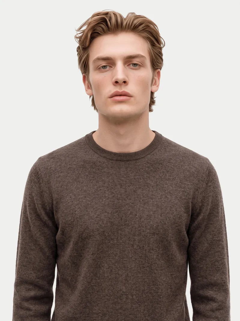 Feiner Kaschmirpullover mit Rundhalsausschnitt