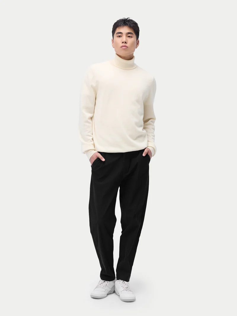 Kaschmir-Rollkragenpullover Basic
