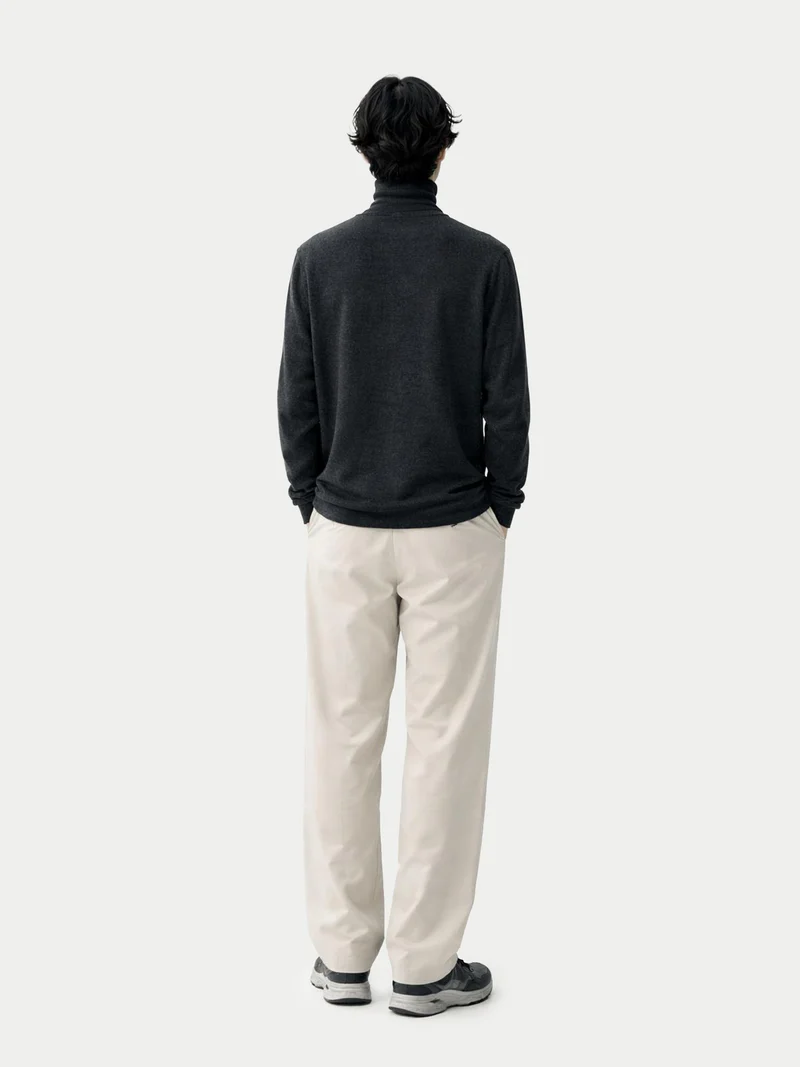 Basic Kaschmir Rollkragenpullover