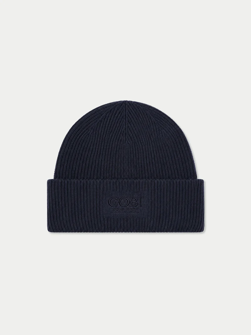 Unisex Kaschmir Rippstrick-Mütze