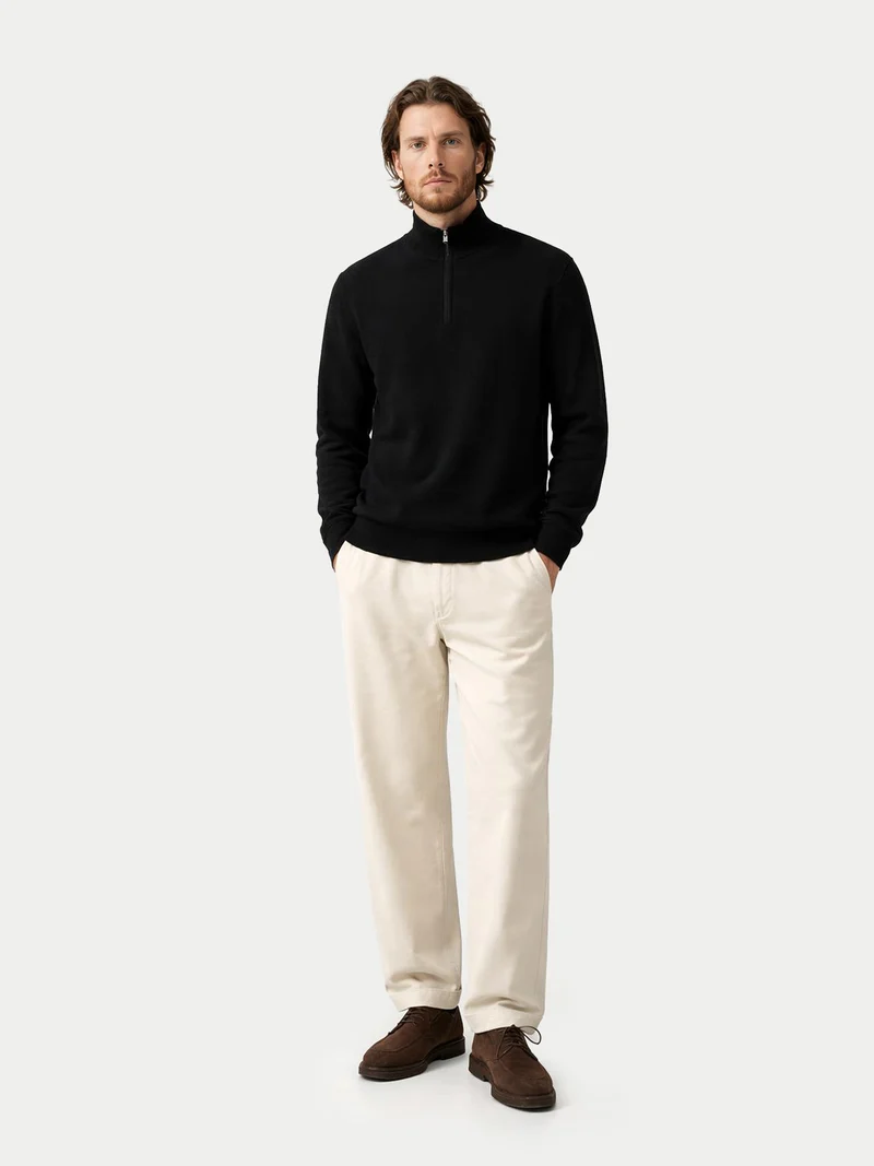 Kaschmir Half-Zip Pullover