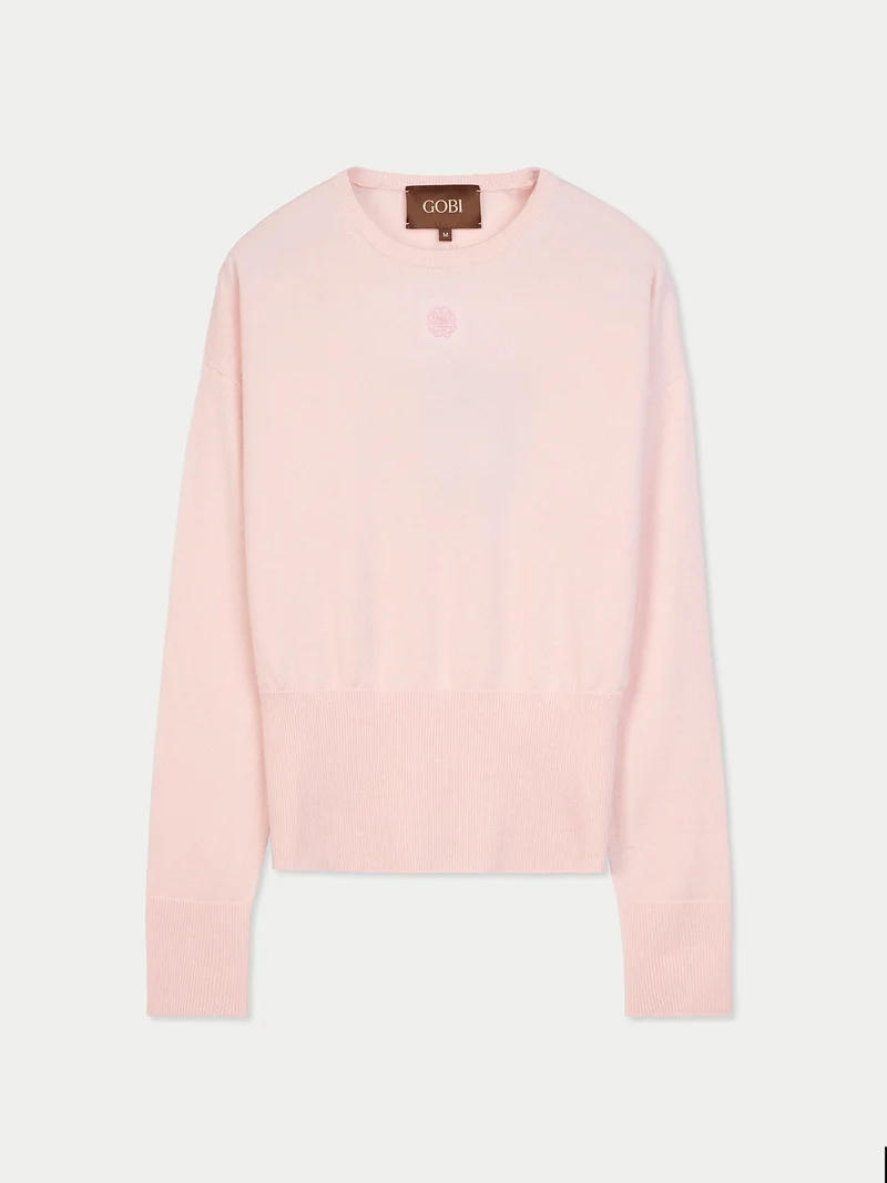 Kaschmirpullover mit betonter Taille