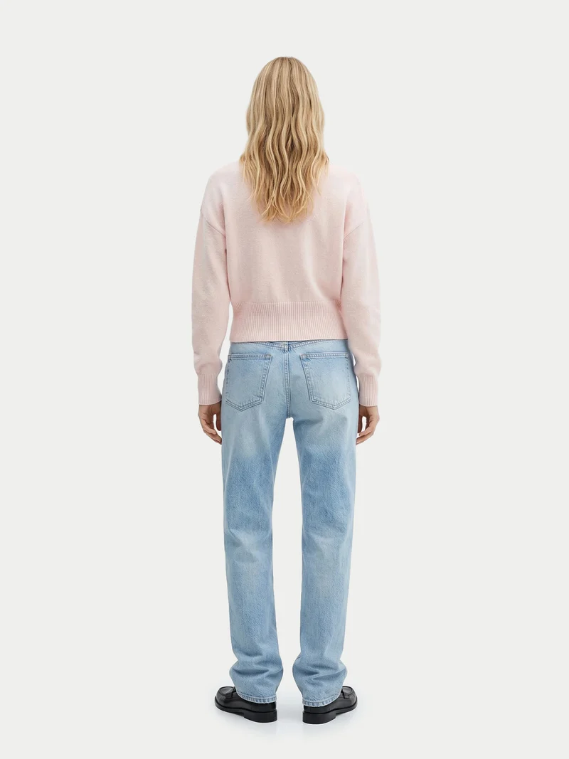Kaschmirpullover mit betonter Taille