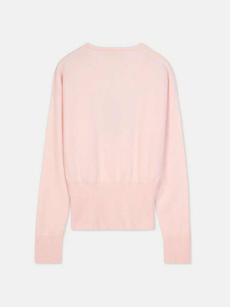 Kaschmirpullover mit betonter Taille