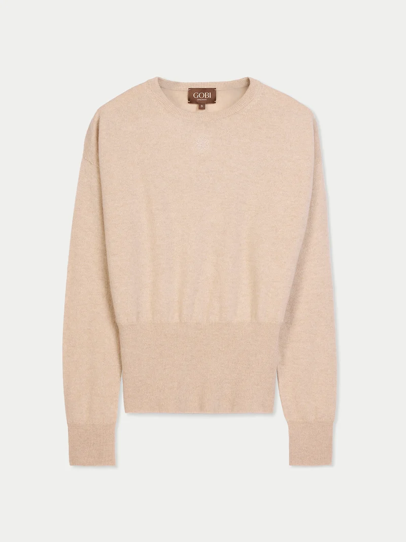 Kaschmirpullover mit betonter Taille