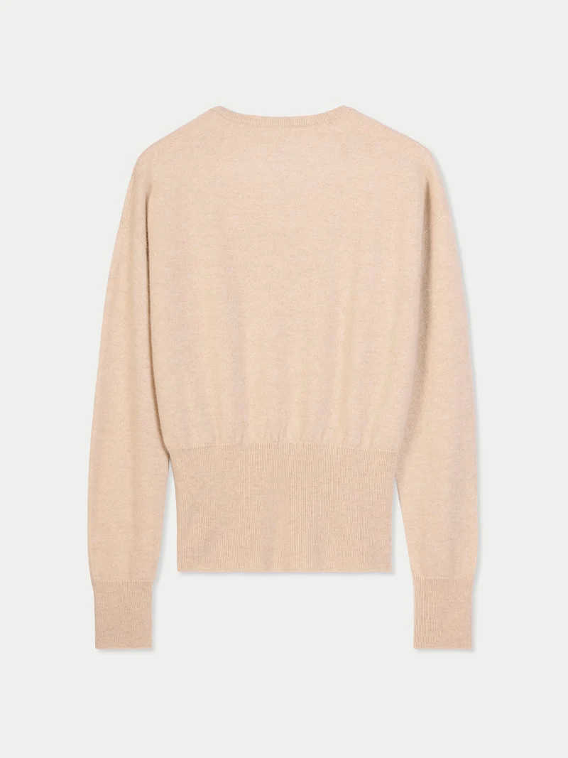 Kaschmirpullover mit betonter Taille