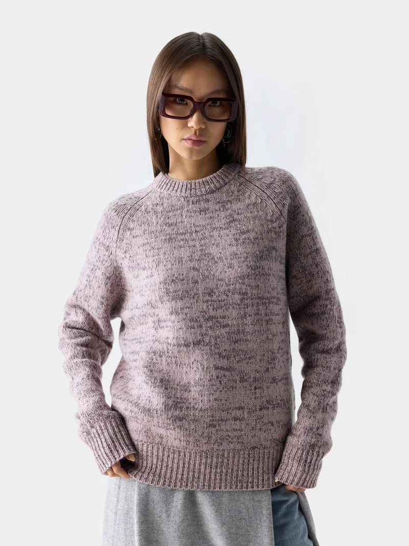 Unisex Kaschmir-Mouliné-Pullover