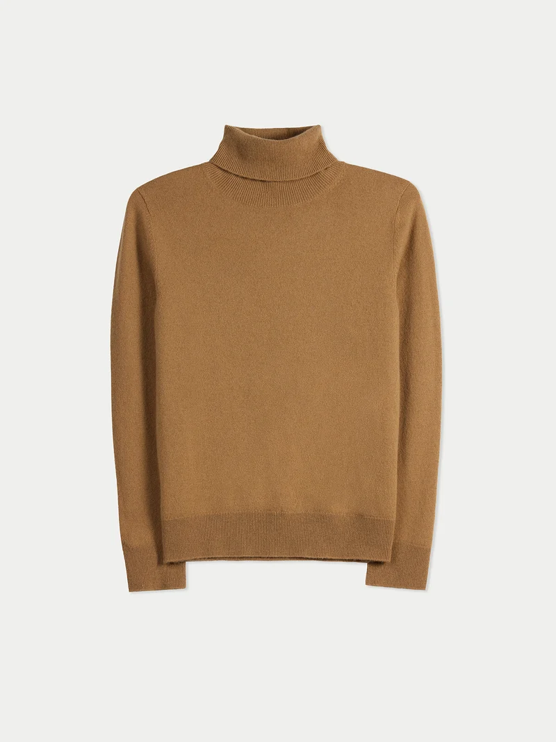 Zeitloser Kaschmir-Rollkragenpullover