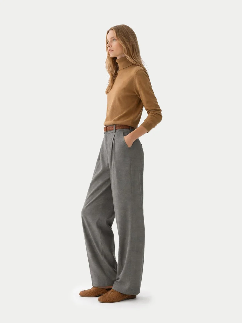 Zeitloser Kaschmir-Rollkragenpullover