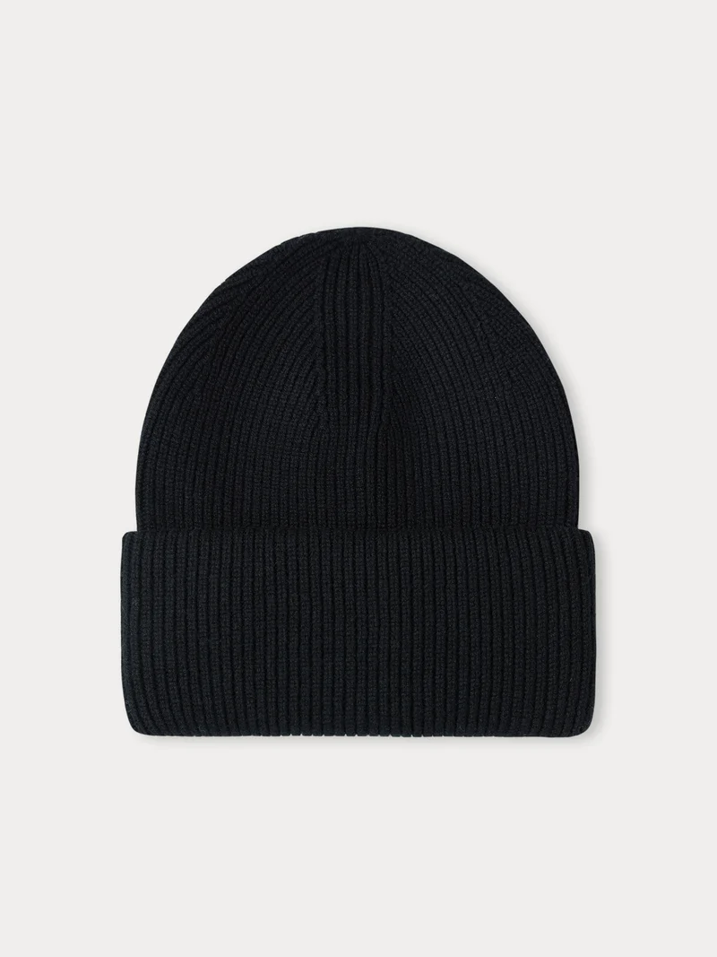 Grob gerippte Beanie-Mütze