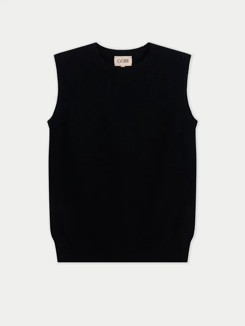 Damen Kaschmirweste mit Relaxed Fit
