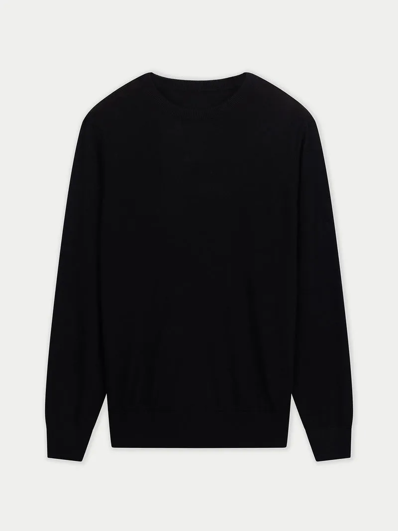 Damen Kaschmirpullover mit Rundhalsausschnitt