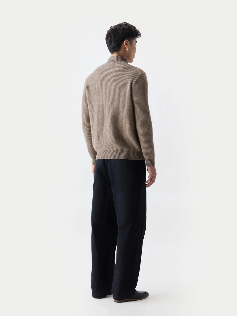 Herren Zwei-Toniger Kaschmir-Cardigan