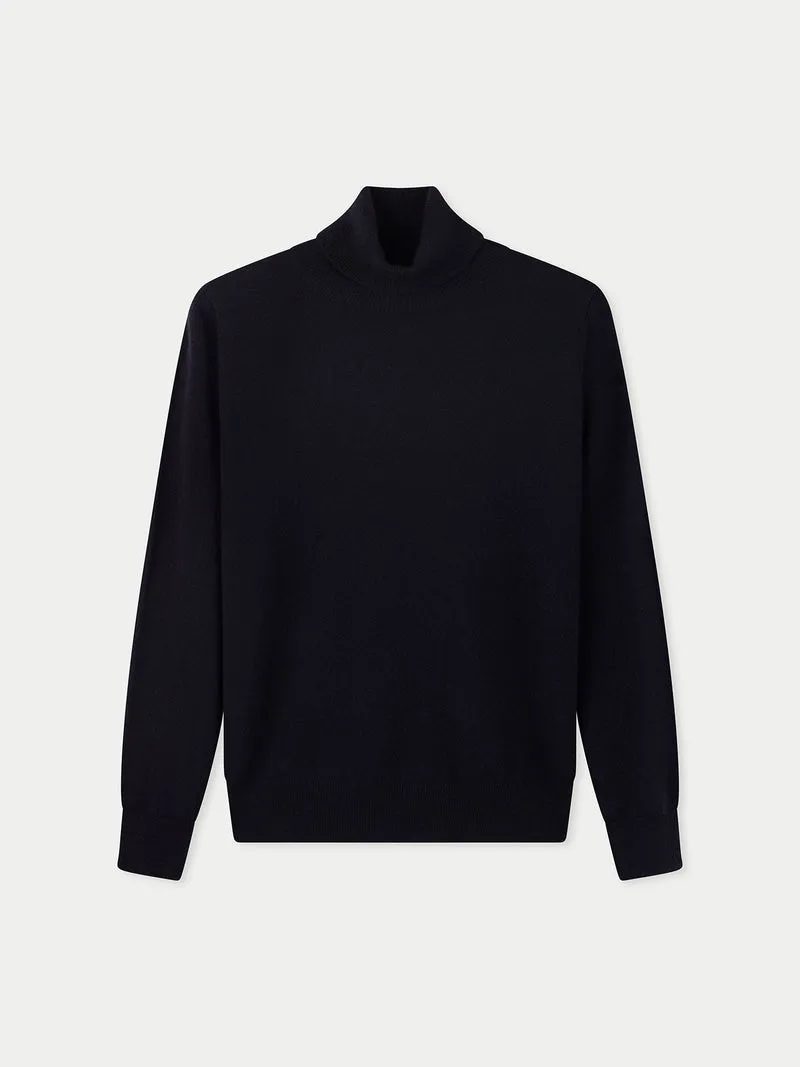 Zeitloser Kaschmir-Rollkragenpullover