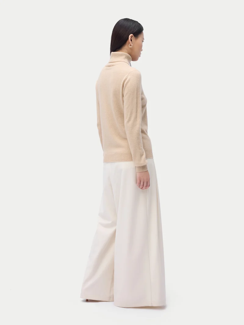 Basic Kaschmir-Rollkragenpullover