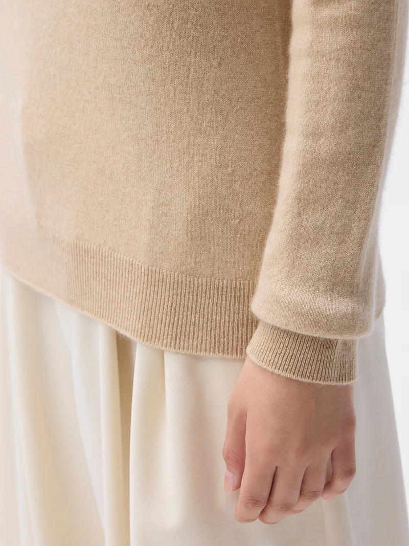 Basic Kaschmir-Rollkragenpullover