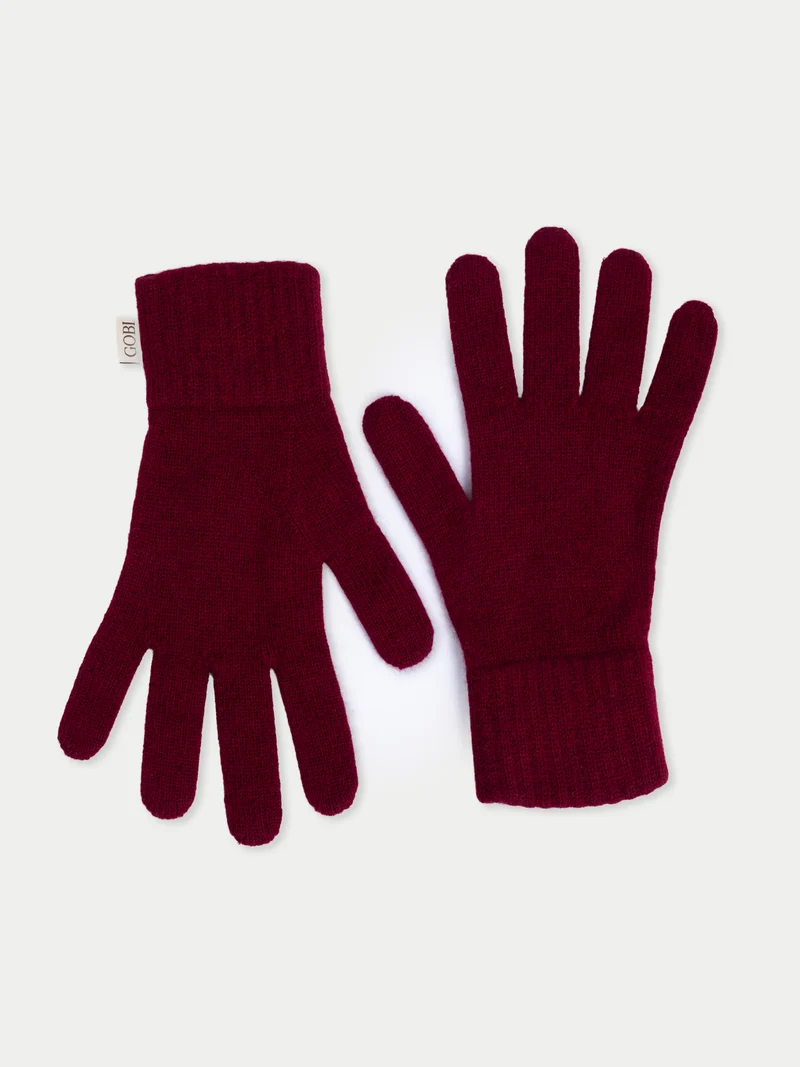 Essenzielle Strick-Kaschmirhandschuhe