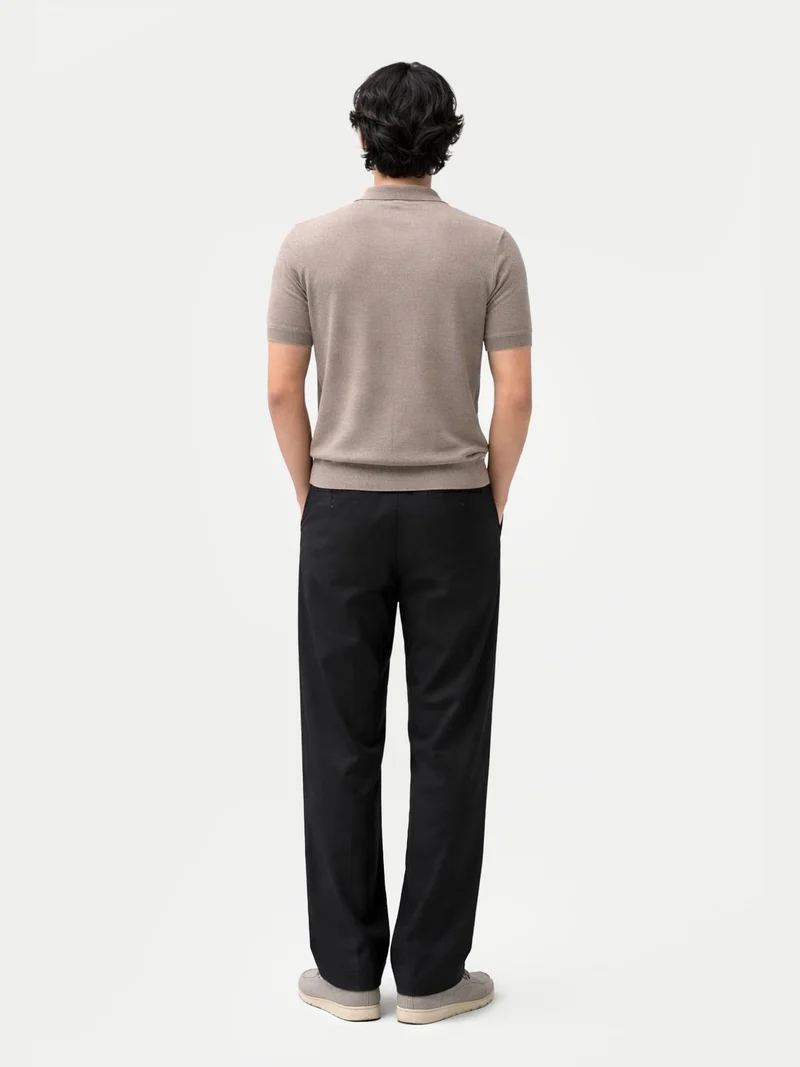 Herren Klassisches Polo-Shirt mit kurzen Ärmeln