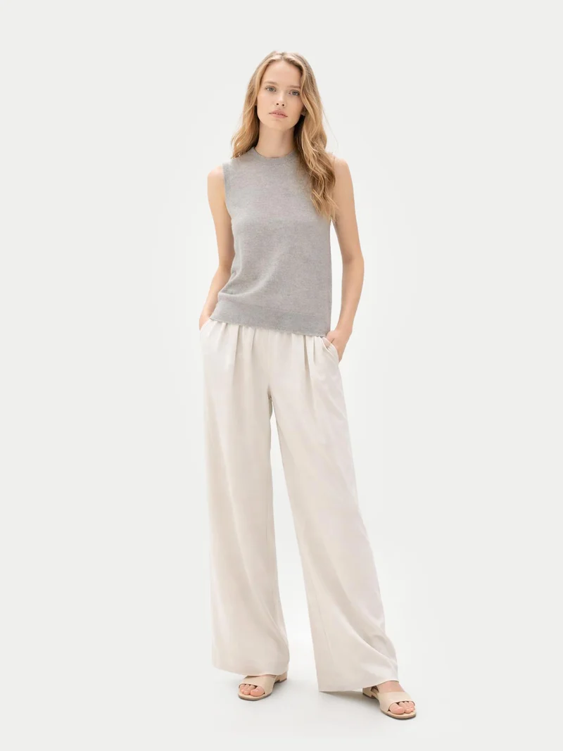 Damen Kaschmirweste mit Relaxed Fit