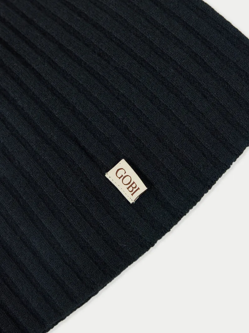 Kaschmir-Strickmütze