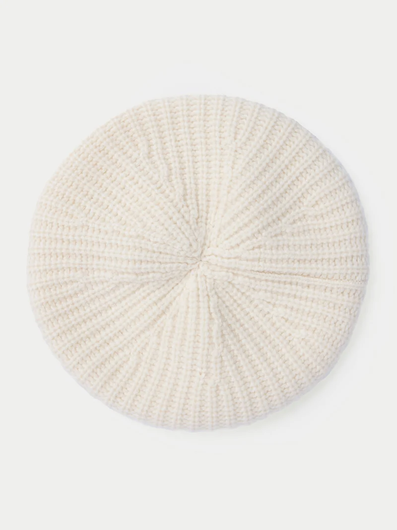 Strukturierte Strick-Beret