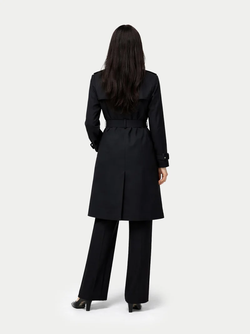 Doppelreihiger Kaschmir Trenchcoat
