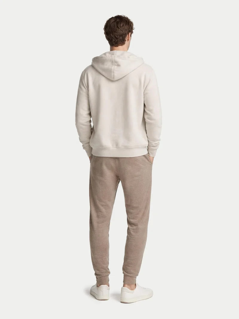 Naturfarbene Lockere Jogginghose aus Kaschmir