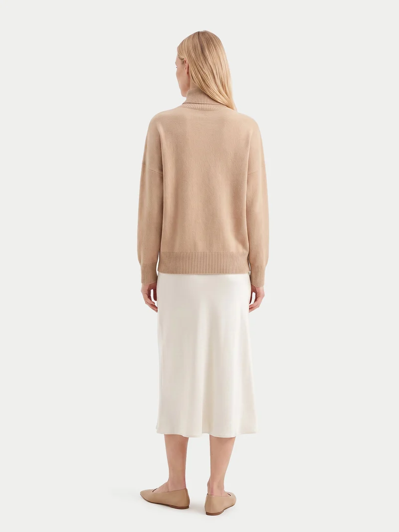 Damen Kaschmir Rollkragenpullover