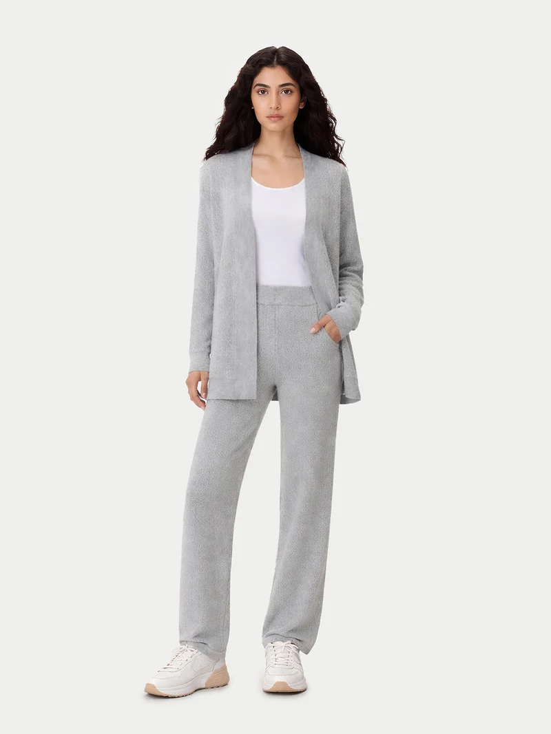 Ajour-Strick Kaschmir-Cardigan