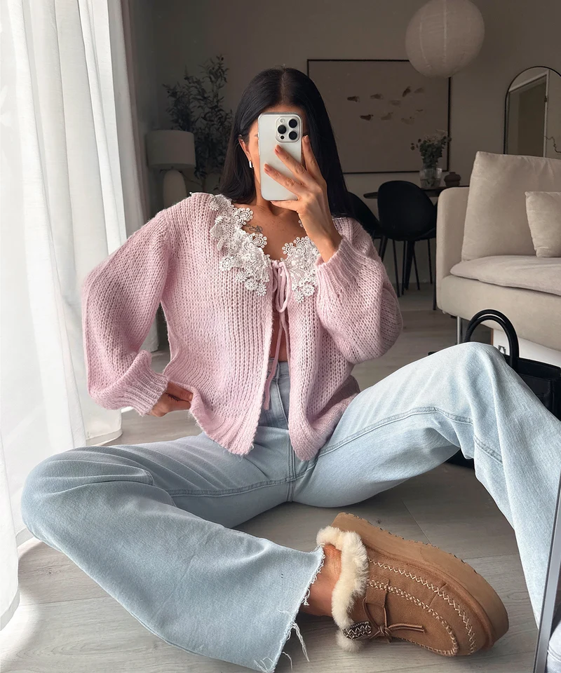 Stretch Wide Leg Jeans Sydney Hellblau