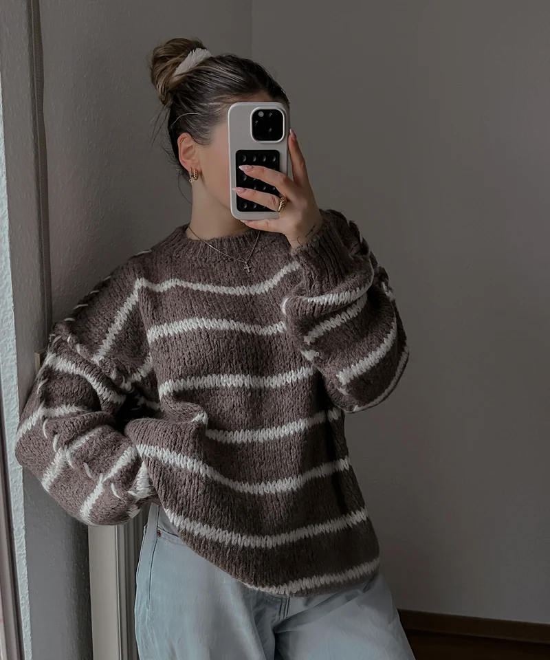 Pullover Omnya Hellbraun