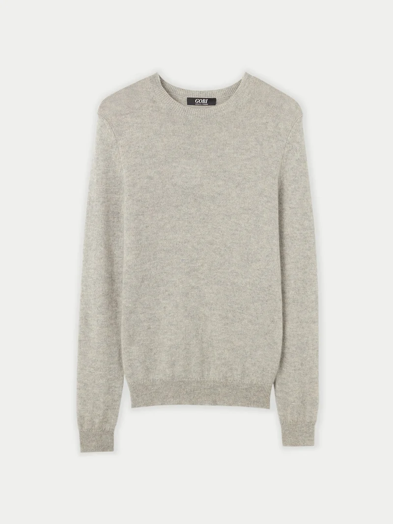 Kaschmir-Set aus Pullover und Mütze