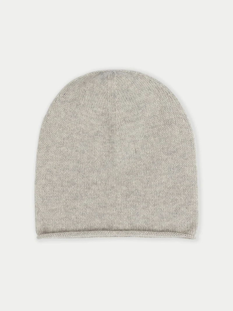 Kaschmir-Set aus Pullover und Mütze